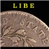 Image 12 : *Highlight Of Entire Auction* 1797 Plain Edge Liberty Cap 1 above 1 C-1, 1/2c Graded xf details USCG