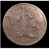 Image 2 : *Highlight Of Entire Auction* 1797 Plain Edge Liberty Cap 1 above 1 C-1, 1/2c Graded xf details USCG