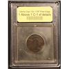 Image 4 : *Highlight Of Entire Auction* 1797 Plain Edge Liberty Cap 1 above 1 C-1, 1/2c Graded xf details USCG