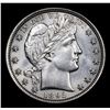 Image 2 : ***Auction Highlight*** 1892-p Barber Half Dollars 50c Graded Select+ Unc By USCG (fc)