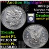 Image 1 : ***Auction Highlight*** 1892-p Morgan Dollar $1 Graded Select Unc+ PL By USCG (fc)