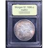Image 4 : ***Auction Highlight*** 1886-p Rainbow Toned Morgan Dollar $1 Graded GEM+ Unc By USCG (fc)
