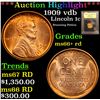 Image 1 : ***Auction Highlight*** 1909 vdb Lincoln Cent 1c Graded GEM++ RD By USCG (fc)