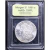 Image 4 : ***Auction Highlight*** 1881-s Morgan Dollar $1 Graded GEM+ DMPL By USCG (fc)