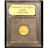 Image 4 : ***Auction Highlight*** 1925-d Gold Indian Quarter Eagle $2 1/2 Graded Select+ Unc By USCG (fc)