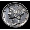 Image 2 : 1936-d Mercury Dime 10c Grades AU, Almost Unc