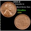 Image 1 : 1915-d Lincoln Cent 1c Grades vf++