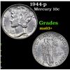 Image 1 : 1944-p Mercury Dime 10c Grades Select+ Unc