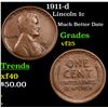 Image 1 : 1911-d Lincoln Cent 1c Grades vf+