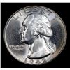 Image 2 : 1942-p Washington Quarter 25c Grades Choice+ Unc