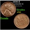 Image 1 : 1926-s Lincoln Cent 1c Grades xf