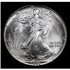 Image 2 : 1986 Silver Eagle Dollar $1 Grades GEM+++ Unc