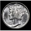 Image 2 : 1940-s Mercury Dime 10c Grades GEM+ Unc