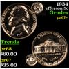 Image 1 : 1954 Jefferson Nickel 5c Grades GEM++ Proof