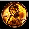 Image 2 : 1954 Lincoln Cent 1c Grades Gem+= Proof Red