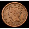 Image 2 : 1848 Braided Hair Large Cent 1c Grades vf+