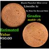 Image 1 : Blank Planchet Mint error Lincoln Cent 1c Grades Select+ Unc RB