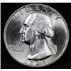 Image 2 : 1941-p Washington Quarter 25c Grades GEM+ Unc