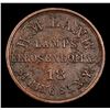 Image 2 : 1863 Not One Cent Civil War Token 1c Grades xf details