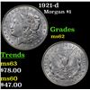 Image 1 : 1921-d Morgan Dollar $1 Grades Select Unc