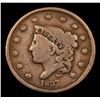 Image 2 : 1837 Head Of 1838 Coronet Head Large Cent 1c Grades f+