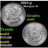 Image 1 : 1883-p Morgan Dollar $1 Grades Select Unc