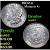 Image 1 : 1902-o Morgan Dollar $1 Grades Select Unc