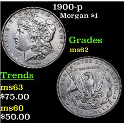 1900-p Morgan Dollar $1 Grades Select Unc