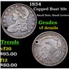 Image 1 : 1834 Capped Bust Half Dollar 50c Grades vf details