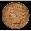 Image 2 : 1907 Indian Cent 1c Grades Select+ Unc BN