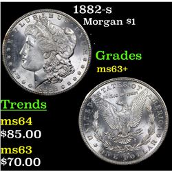 1882-s Morgan Dollar $1 Grades Select+ Unc