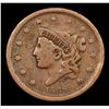 Image 2 : 1838 Coronet Head Large Cent 1c Grades vf+