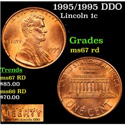 1995/1995 DDO Lincoln Cent 1c Grades GEM++ Unc RD