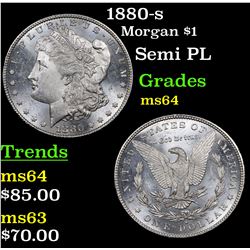 1880-s Morgan Dollar $1 Grades Choice Unc