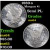Image 1 : 1880-s Morgan Dollar $1 Grades Choice Unc