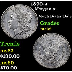 1890-s Morgan Dollar $1 Grades Select Unc