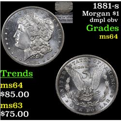1881-s Morgan Dollar $1 Grades Choice Unc