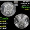 Image 1 : 1881-s Morgan Dollar $1 Grades Choice Unc