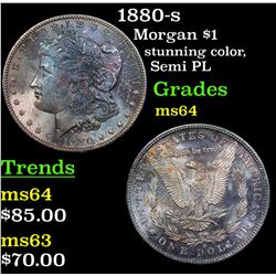 1880-s Morgan Dollar $1 Grades Choice Unc