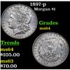 Image 1 : 1897-p Morgan Dollar $1 Grades Choice Unc