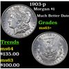 Image 1 : 1903-p Morgan Dollar $1 Grades Select+ Unc