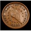 Image 2 : 1863 Shoot Him on the Spot Dix Civil War Token 1c Grades Select AU