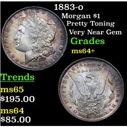 1883-o Morgan Dollar $1 Grades Choice+ Unc