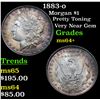 Image 1 : 1883-o Morgan Dollar $1 Grades Choice+ Unc