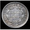 Image 3 : 1858-p Seated Liberty Half Dime 1/2 10c Grades Select AU