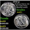 Image 1 : 1941-p Walking Liberty Half Dollar 50c Grades GEM+ Unc