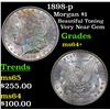 Image 1 : 1898-p Morgan Dollar $1 Grades Choice+ Unc