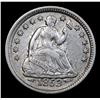 Image 2 : 1853-p Seated Liberty Half Dime 1/2 10c Grades Select AU