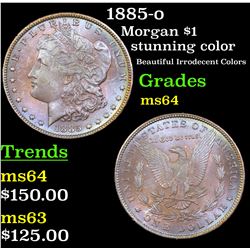1885-o Morgan Dollar $1 Grades Choice Unc