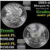 Image 1 : 1885-o Morgan Dollar $1 Grades Select Unc+ PL